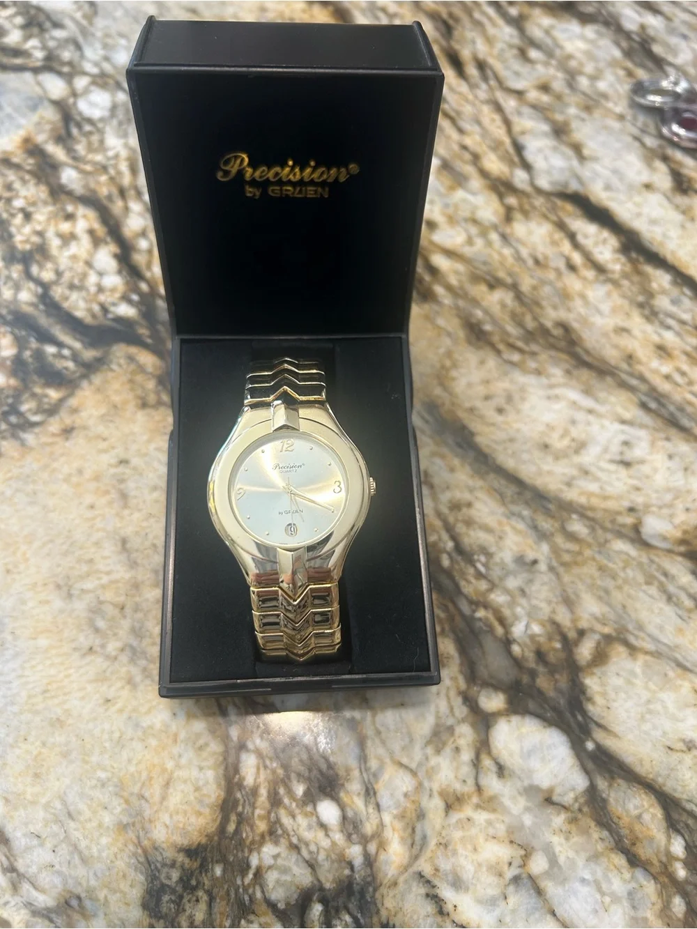 Precision by Gruen Gold-Tone Men’s Watch